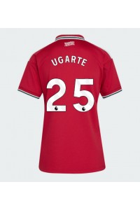 Manchester United Manuel Ugarte #25 Jalkapallovaatteet Naisten Kotipaita 2026-27 Lyhythihainen